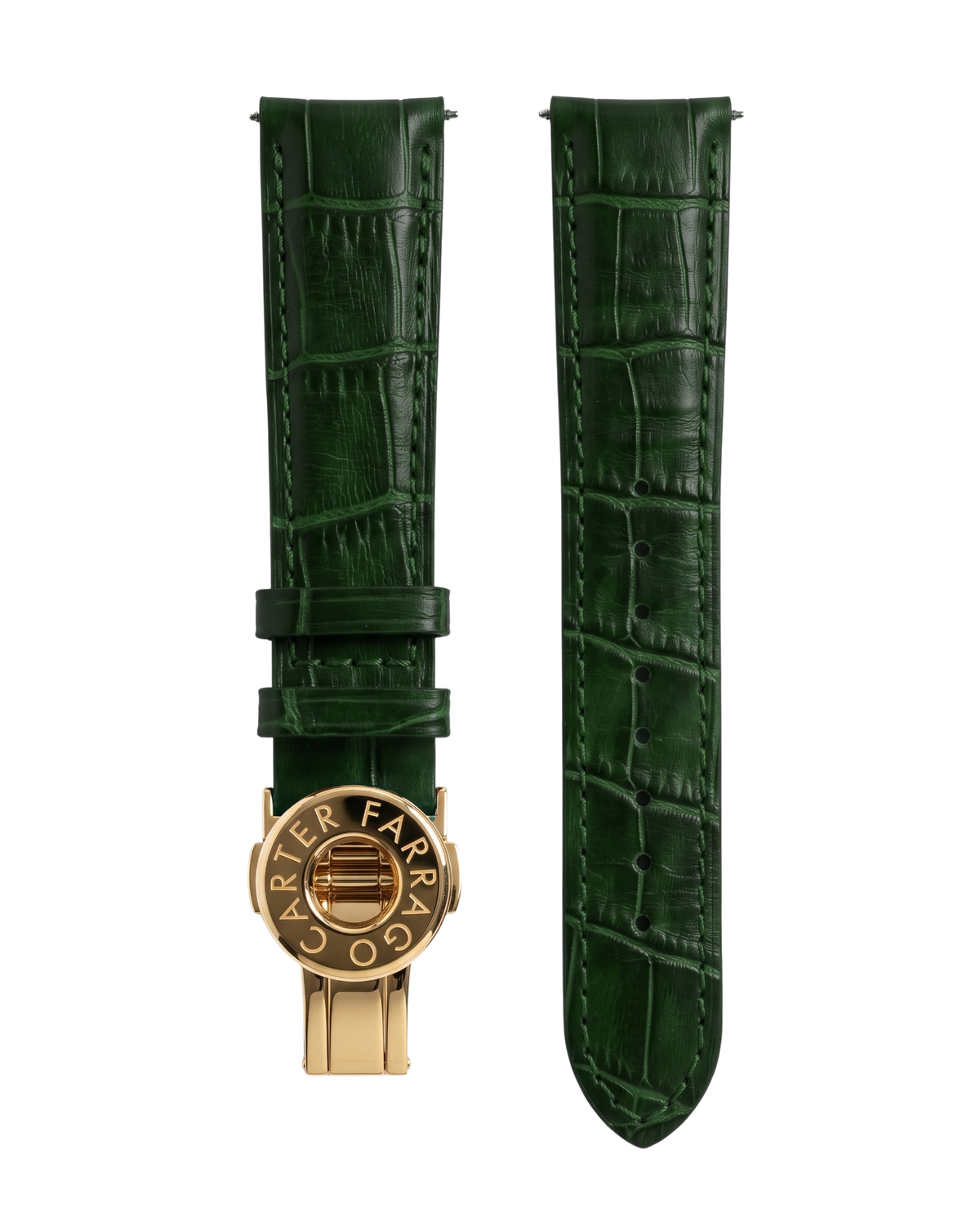 Jade Green with Gold Buckle