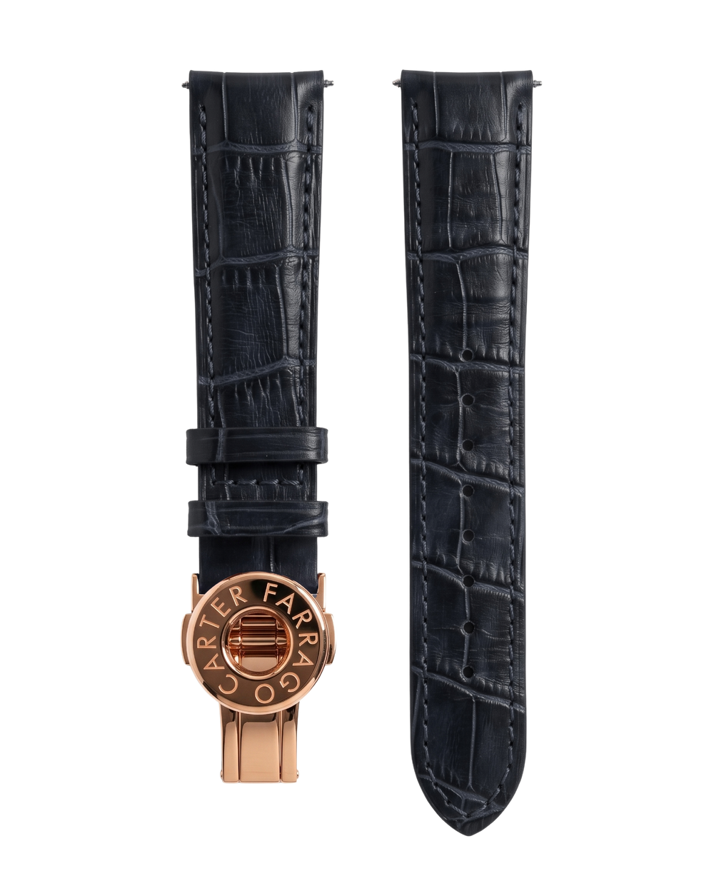 Slate Grey with Rose Gold Buckle