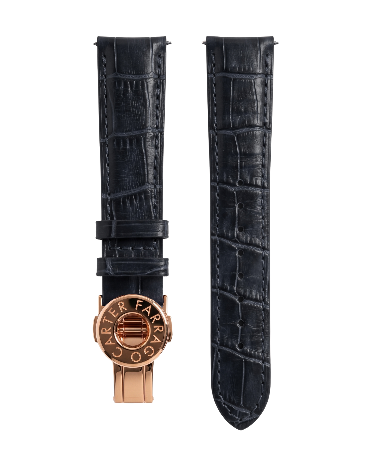 Slate Grey with Rose Gold Buckle