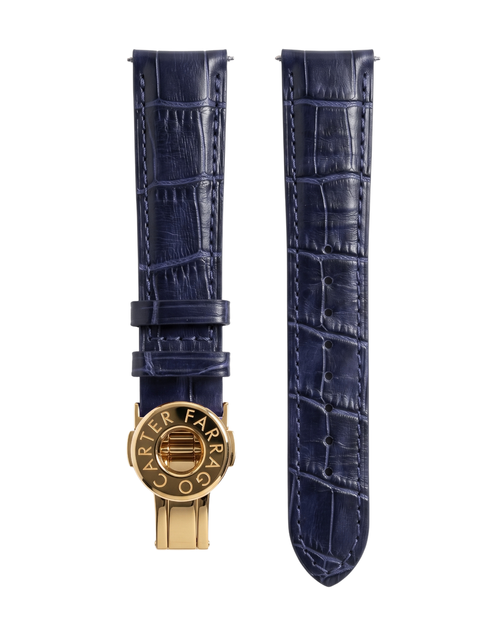 Royal Blue with Gold Buckle