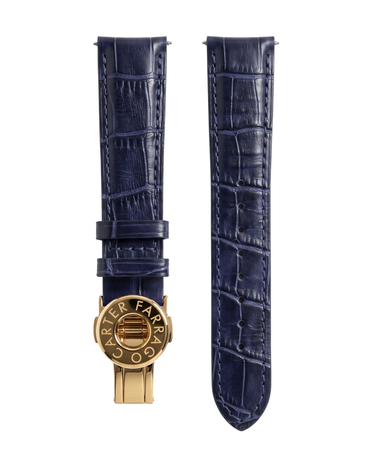Royal Blue with Gold Buckle